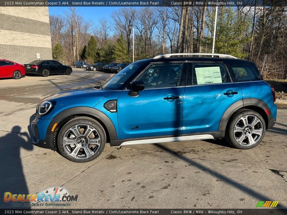 Island Blue Metallic 2023 Mini Countryman Cooper S All4 Photo #2