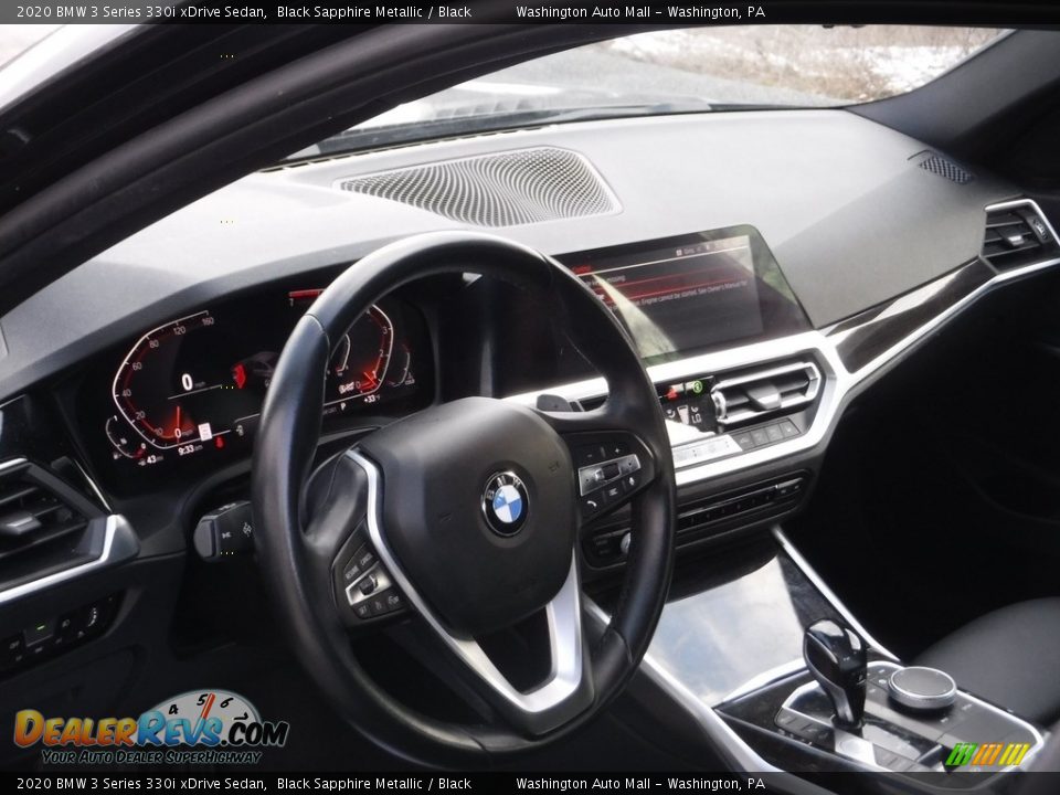 2020 BMW 3 Series 330i xDrive Sedan Black Sapphire Metallic / Black Photo #17
