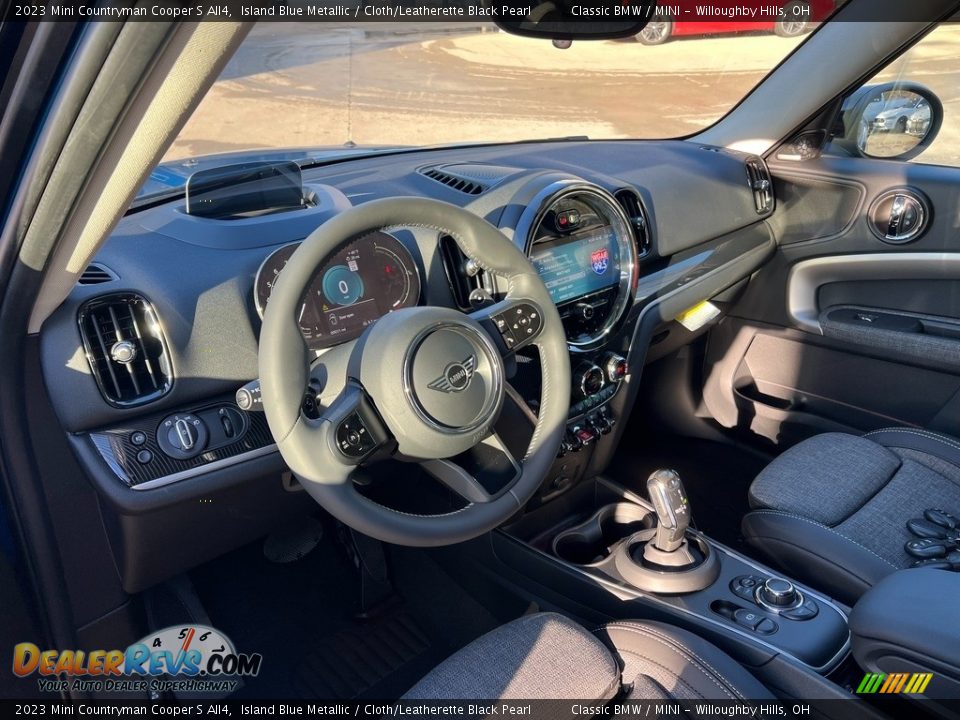 2023 Mini Countryman Cooper S All4 Island Blue Metallic / Cloth/Leatherette Black Pearl Photo #4