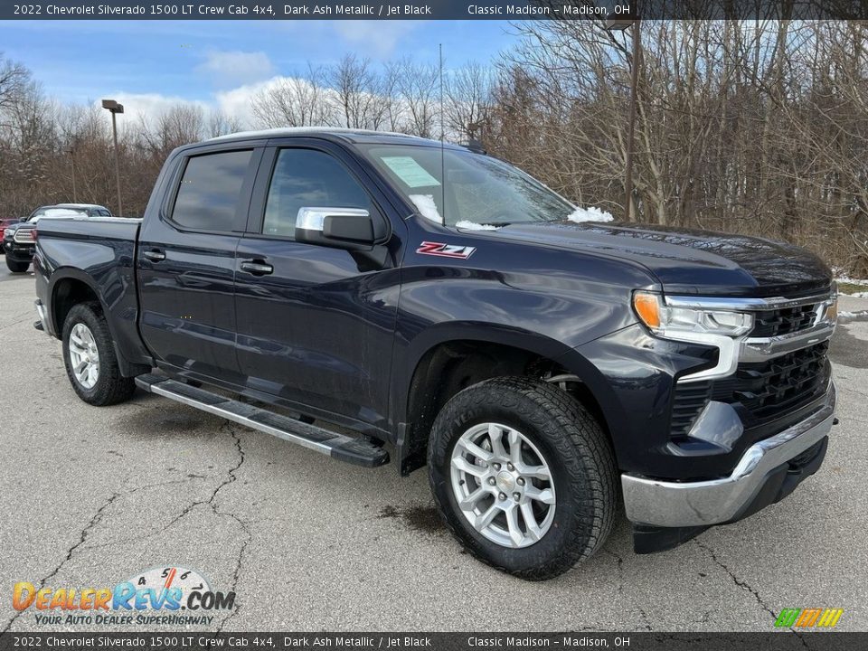 2022 Chevrolet Silverado 1500 LT Crew Cab 4x4 Dark Ash Metallic / Jet Black Photo #4