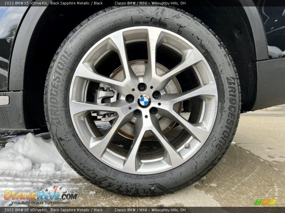 2023 BMW X5 xDrive40i Black Sapphire Metallic / Black Photo #3