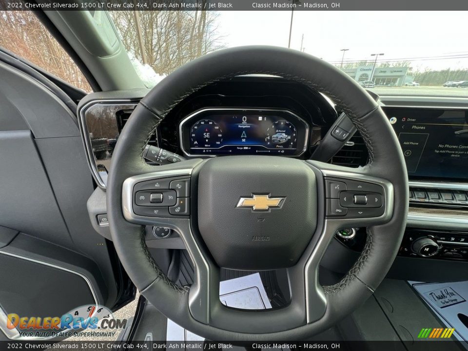 2022 Chevrolet Silverado 1500 LT Crew Cab 4x4 Dark Ash Metallic / Jet Black Photo #9