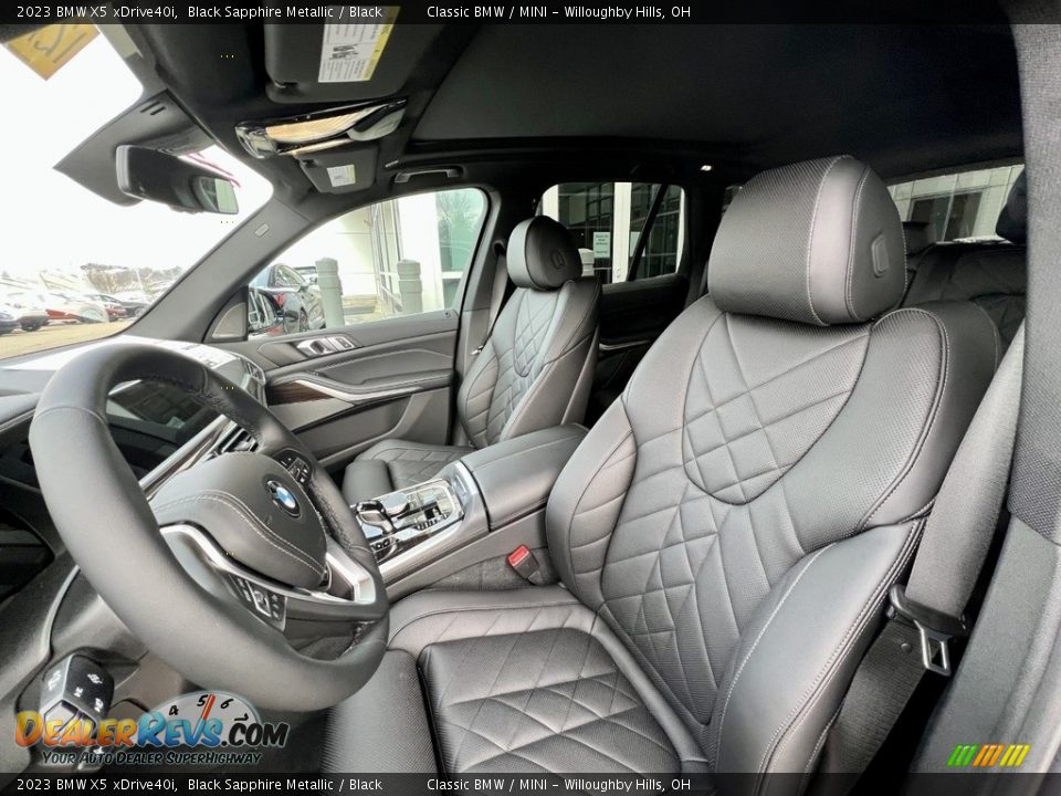 2023 BMW X5 xDrive40i Black Sapphire Metallic / Black Photo #4