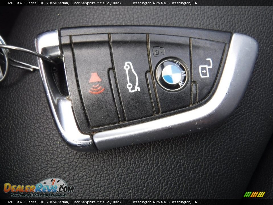 2020 BMW 3 Series 330i xDrive Sedan Black Sapphire Metallic / Black Photo #28
