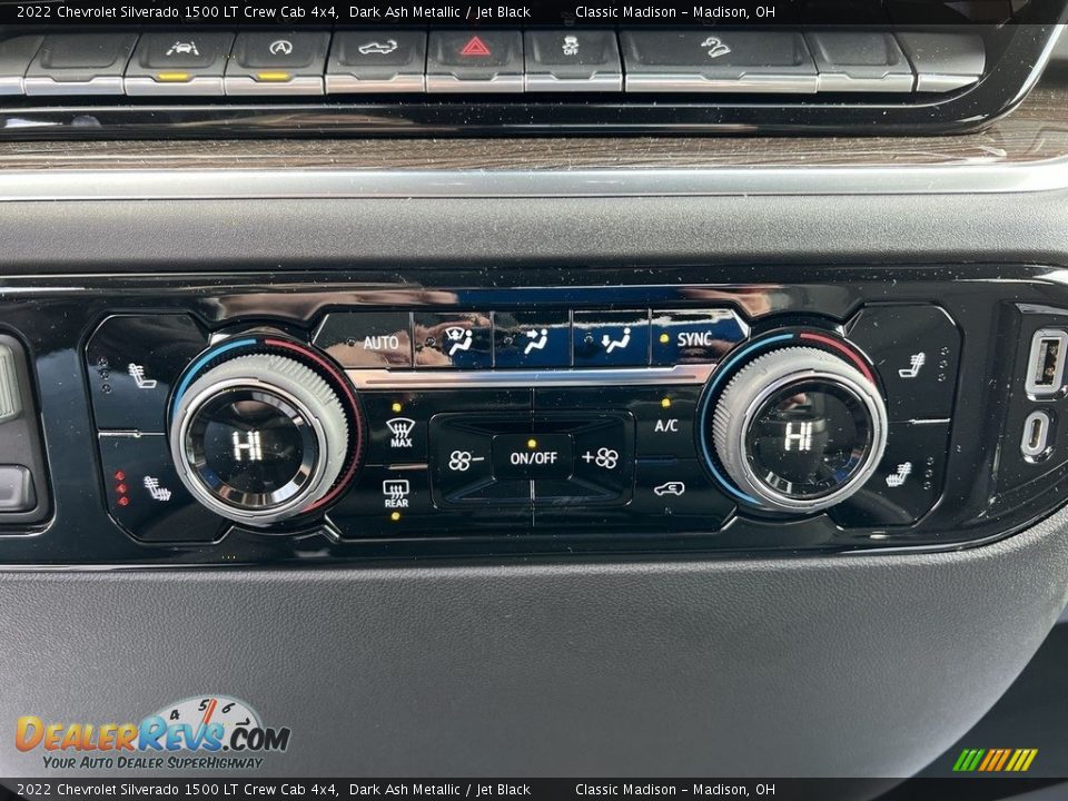 2022 Chevrolet Silverado 1500 LT Crew Cab 4x4 Dark Ash Metallic / Jet Black Photo #13
