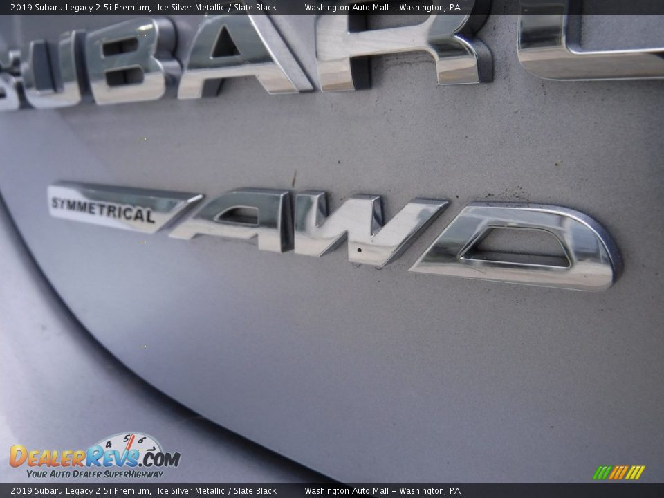 2019 Subaru Legacy 2.5i Premium Ice Silver Metallic / Slate Black Photo #7