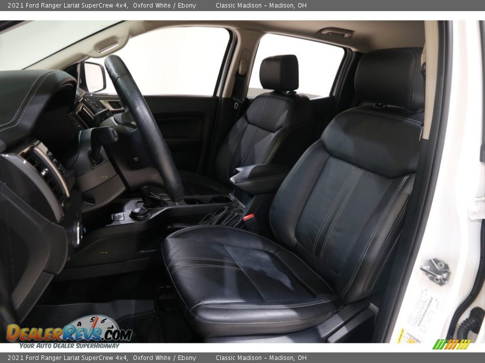 Front Seat of 2021 Ford Ranger Lariat SuperCrew 4x4 Photo #5