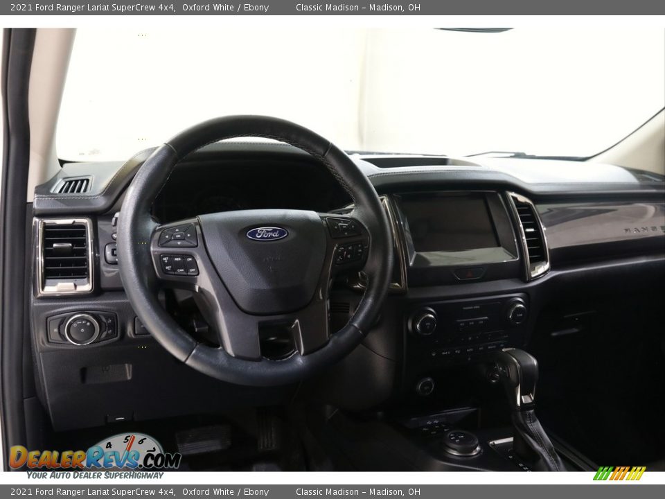 Dashboard of 2021 Ford Ranger Lariat SuperCrew 4x4 Photo #6