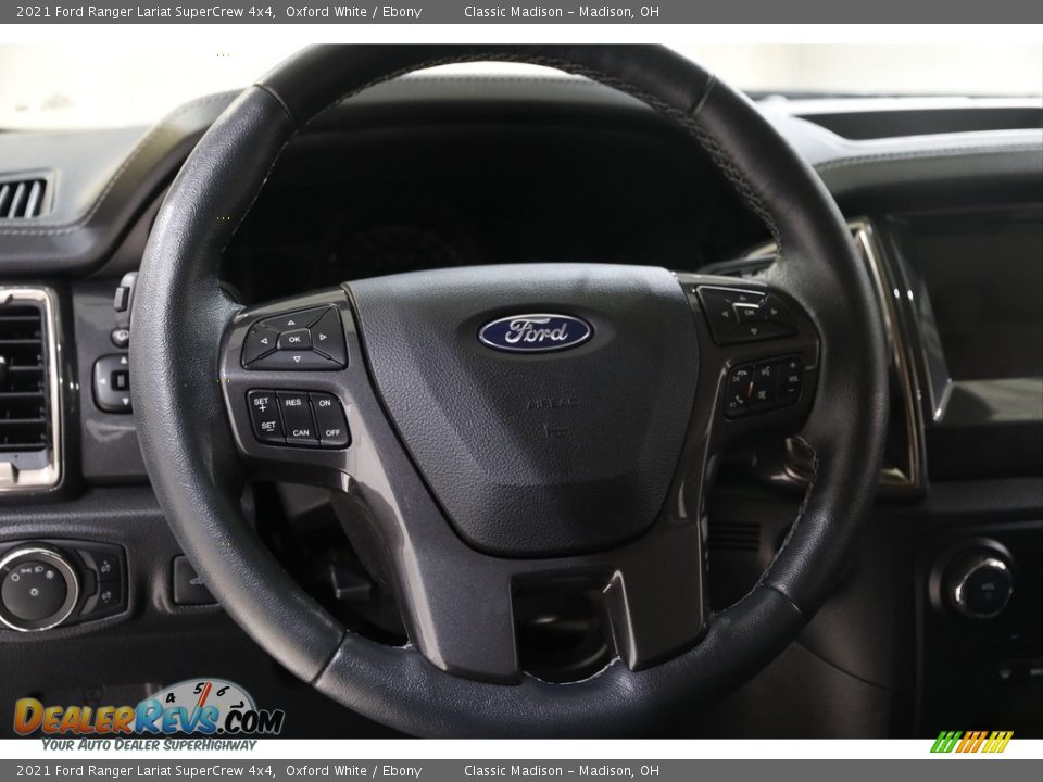 2021 Ford Ranger Lariat SuperCrew 4x4 Steering Wheel Photo #7