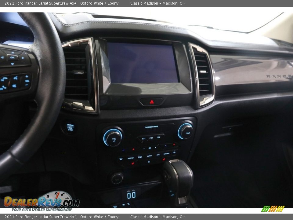 2021 Ford Ranger Lariat SuperCrew 4x4 Oxford White / Ebony Photo #9