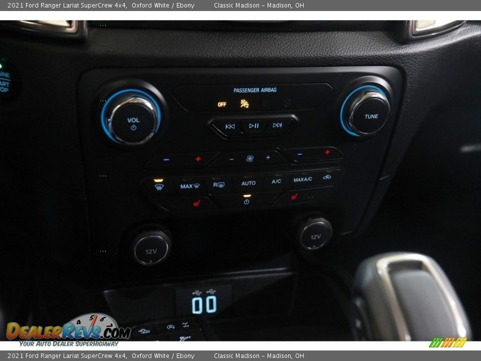 2021 Ford Ranger Lariat SuperCrew 4x4 Oxford White / Ebony Photo #15