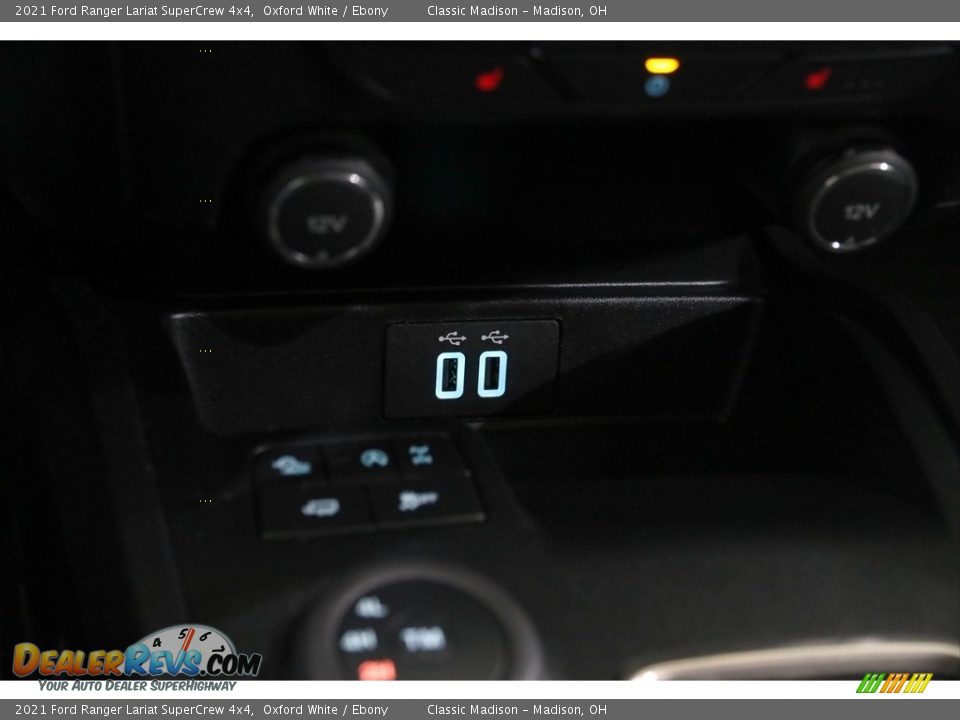 2021 Ford Ranger Lariat SuperCrew 4x4 Oxford White / Ebony Photo #16