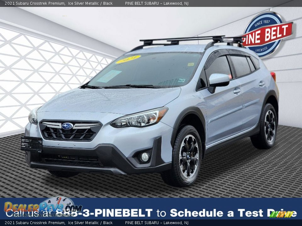 2021 Subaru Crosstrek Premium Ice Silver Metallic / Black Photo #1