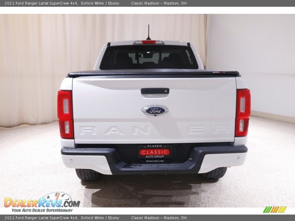 2021 Ford Ranger Lariat SuperCrew 4x4 Oxford White / Ebony Photo #21