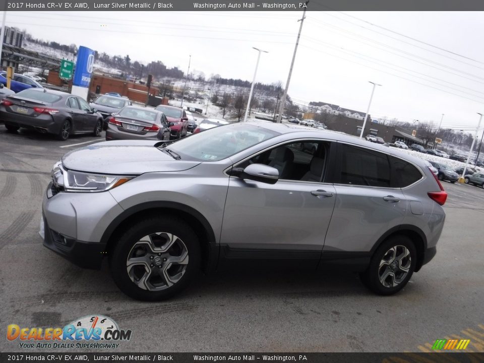 2017 Honda CR-V EX AWD Lunar Silver Metallic / Black Photo #7