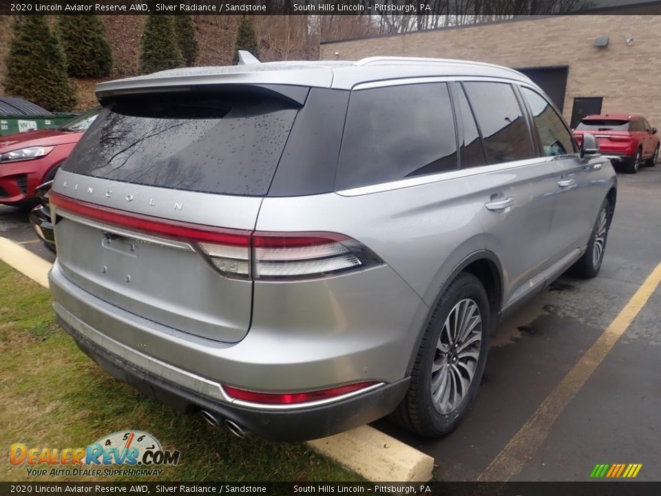 2020 Lincoln Aviator Reserve AWD Silver Radiance / Sandstone Photo #4