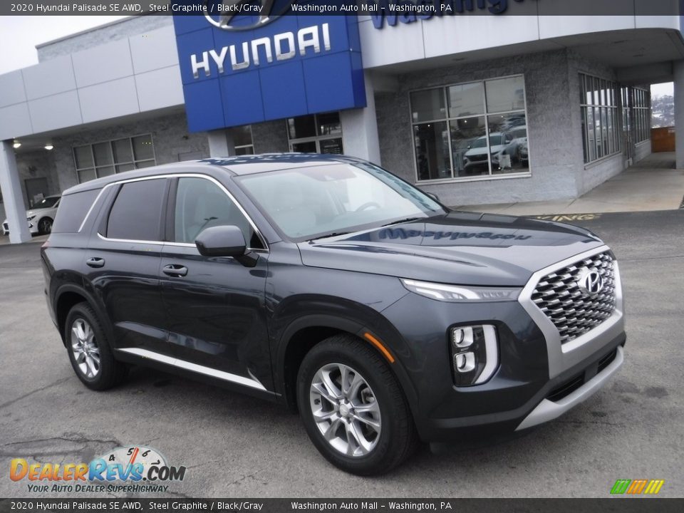 2020 Hyundai Palisade SE AWD Steel Graphite / Black/Gray Photo #1