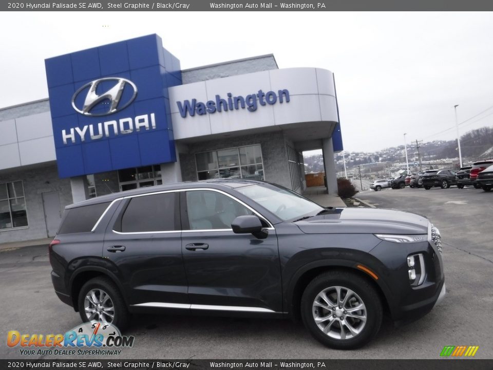 2020 Hyundai Palisade SE AWD Steel Graphite / Black/Gray Photo #2