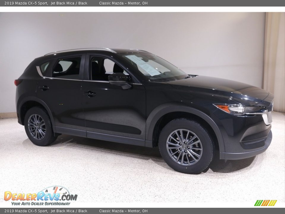2019 Mazda CX-5 Sport Jet Black Mica / Black Photo #1