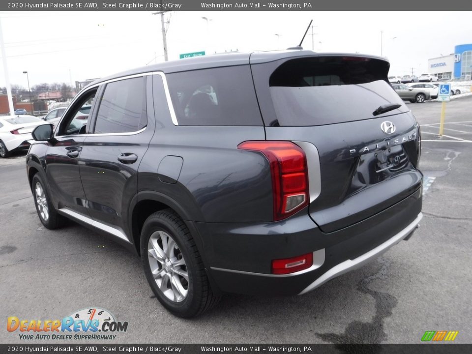 2020 Hyundai Palisade SE AWD Steel Graphite / Black/Gray Photo #7