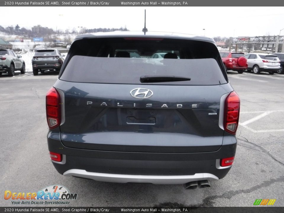 2020 Hyundai Palisade SE AWD Steel Graphite / Black/Gray Photo #8