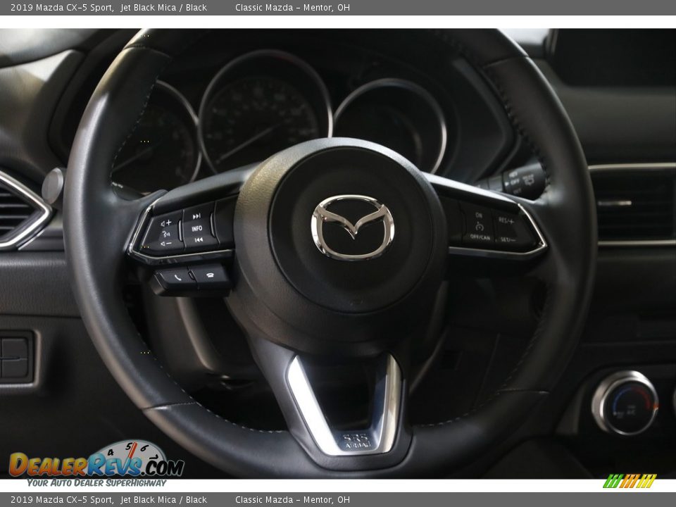 2019 Mazda CX-5 Sport Jet Black Mica / Black Photo #7