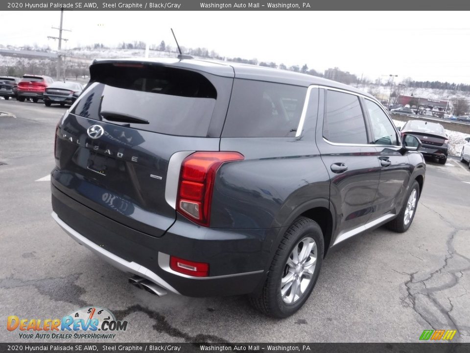 2020 Hyundai Palisade SE AWD Steel Graphite / Black/Gray Photo #9