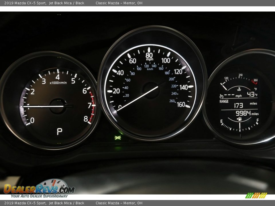 2019 Mazda CX-5 Sport Jet Black Mica / Black Photo #8