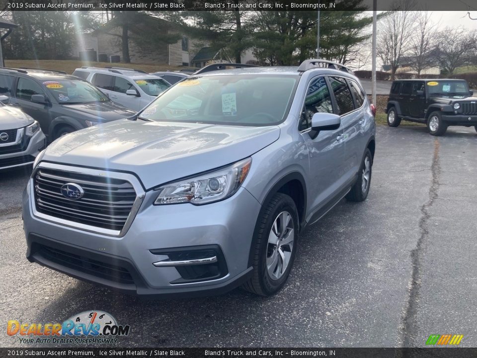 2019 Subaru Ascent Premium Ice Silver Metallic / Slate Black Photo #2