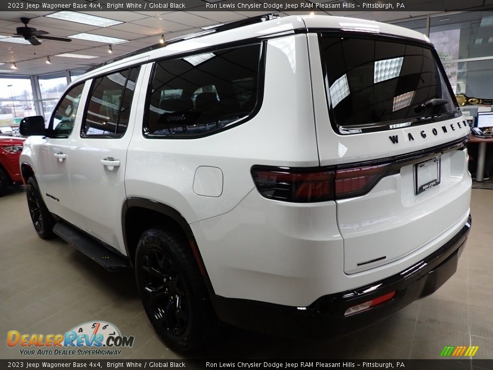 2023 Jeep Wagoneer Base 4x4 Bright White / Global Black Photo #2