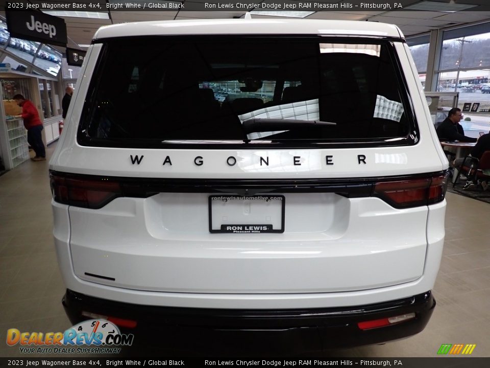 2023 Jeep Wagoneer Base 4x4 Bright White / Global Black Photo #3