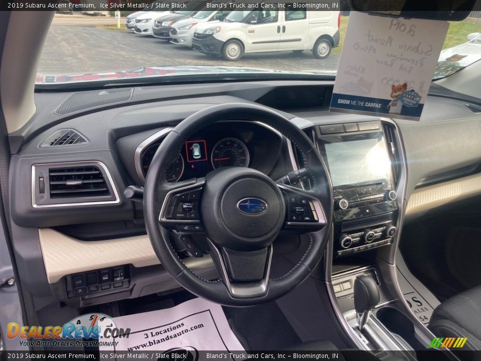 2019 Subaru Ascent Premium Ice Silver Metallic / Slate Black Photo #12