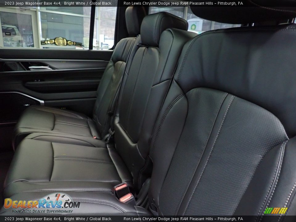 Rear Seat of 2023 Jeep Wagoneer Base 4x4 Photo #11