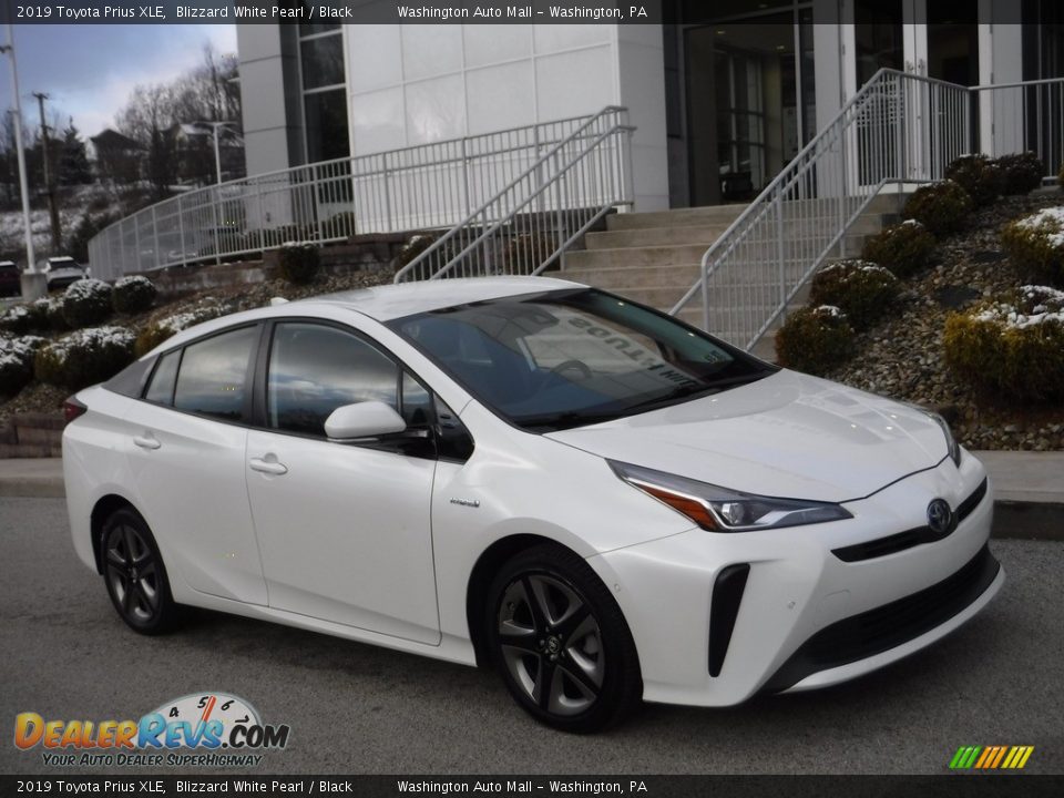 2019 Toyota Prius XLE Blizzard White Pearl / Black Photo #1