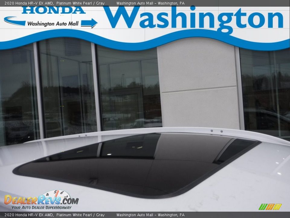 2020 Honda HR-V EX AWD Platinum White Pearl / Gray Photo #4