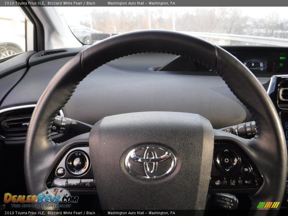2019 Toyota Prius XLE Blizzard White Pearl / Black Photo #22
