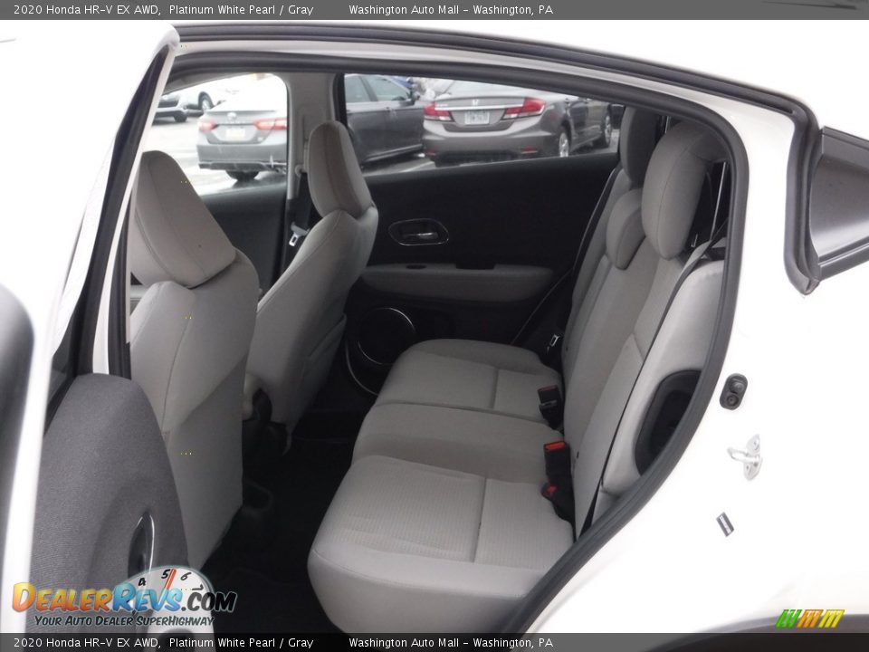 2020 Honda HR-V EX AWD Platinum White Pearl / Gray Photo #28