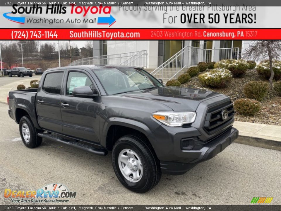 2023 Toyota Tacoma SR Double Cab 4x4 Magnetic Gray Metallic / Cement Photo #1