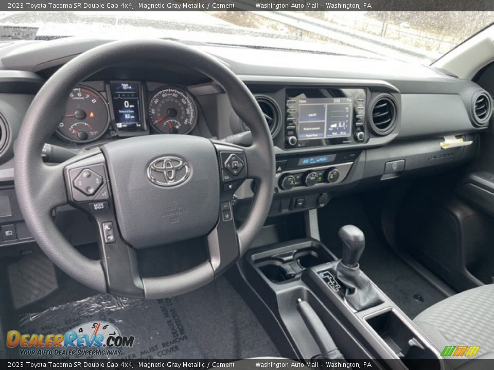 2023 Toyota Tacoma SR Double Cab 4x4 Magnetic Gray Metallic / Cement Photo #3