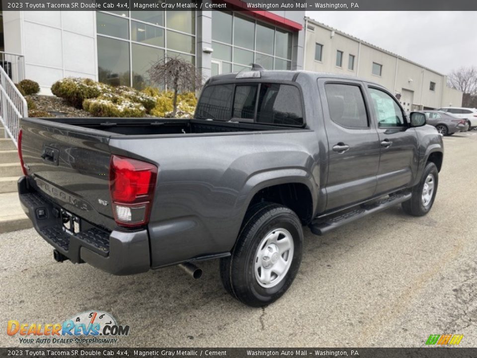 2023 Toyota Tacoma SR Double Cab 4x4 Magnetic Gray Metallic / Cement Photo #9