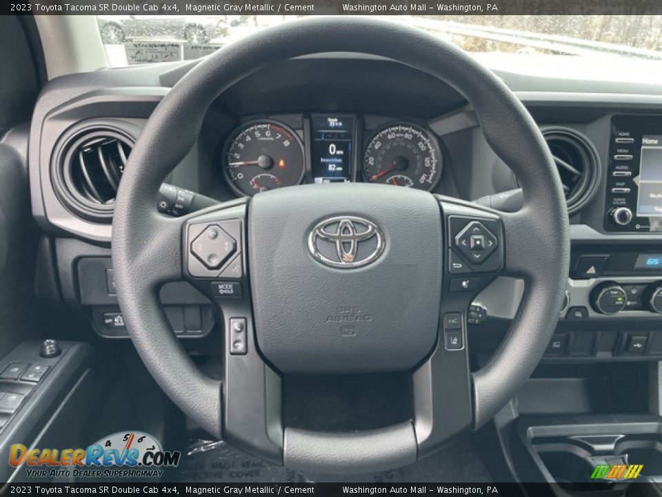 2023 Toyota Tacoma SR Double Cab 4x4 Magnetic Gray Metallic / Cement Photo #10