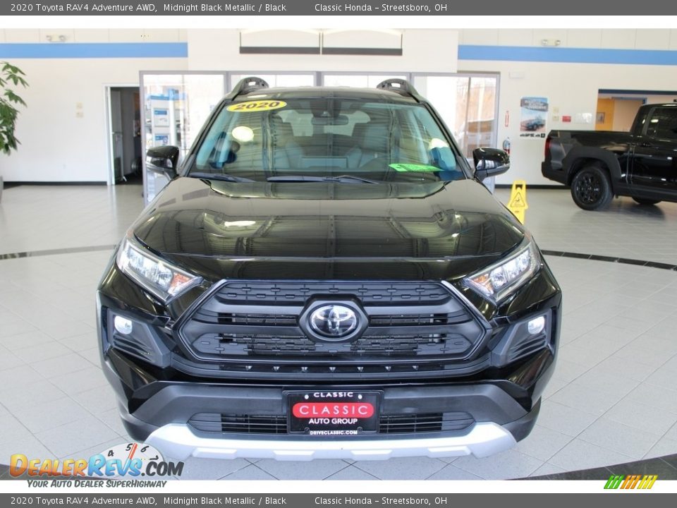 2020 Toyota RAV4 Adventure AWD Midnight Black Metallic / Black Photo #2