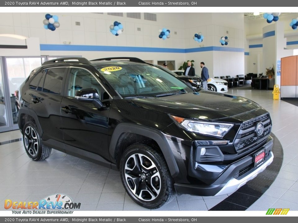 2020 Toyota RAV4 Adventure AWD Midnight Black Metallic / Black Photo #3
