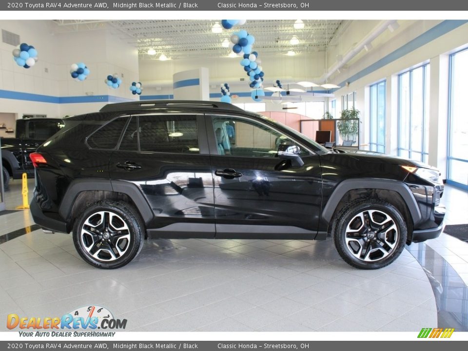 2020 Toyota RAV4 Adventure AWD Midnight Black Metallic / Black Photo #4