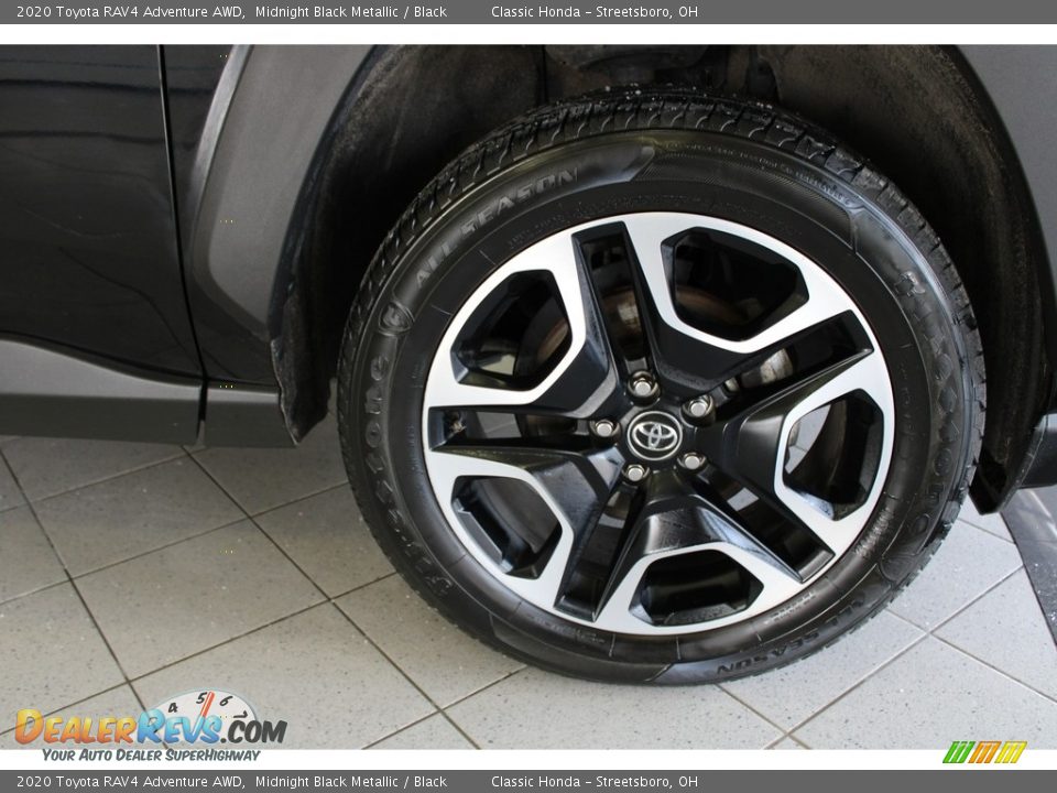 2020 Toyota RAV4 Adventure AWD Midnight Black Metallic / Black Photo #5