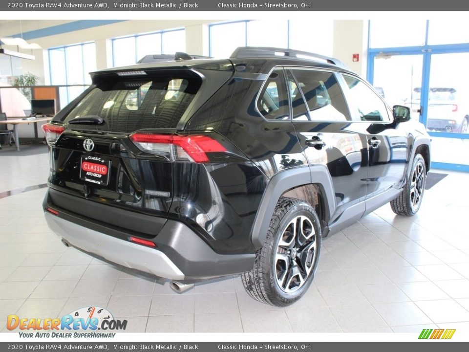 2020 Toyota RAV4 Adventure AWD Midnight Black Metallic / Black Photo #7