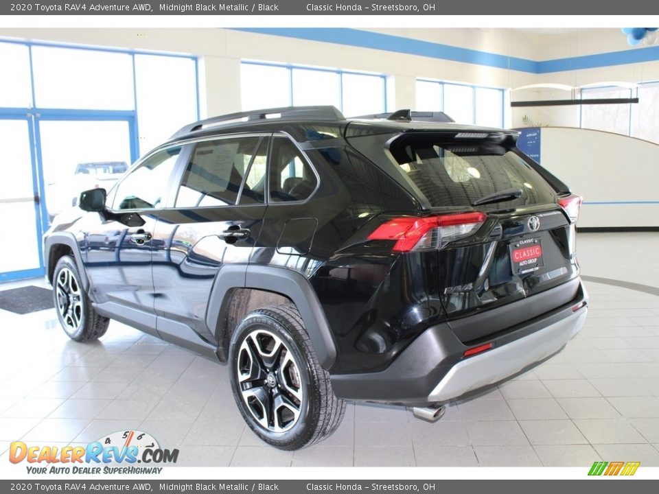 2020 Toyota RAV4 Adventure AWD Midnight Black Metallic / Black Photo #9