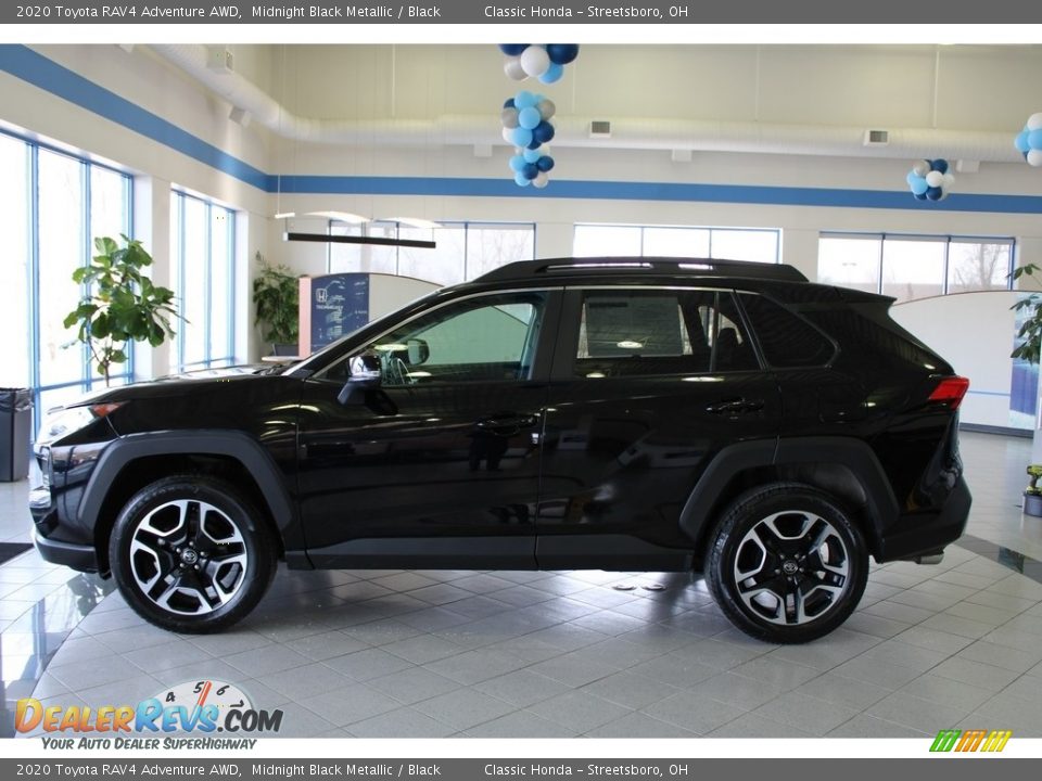 2020 Toyota RAV4 Adventure AWD Midnight Black Metallic / Black Photo #10