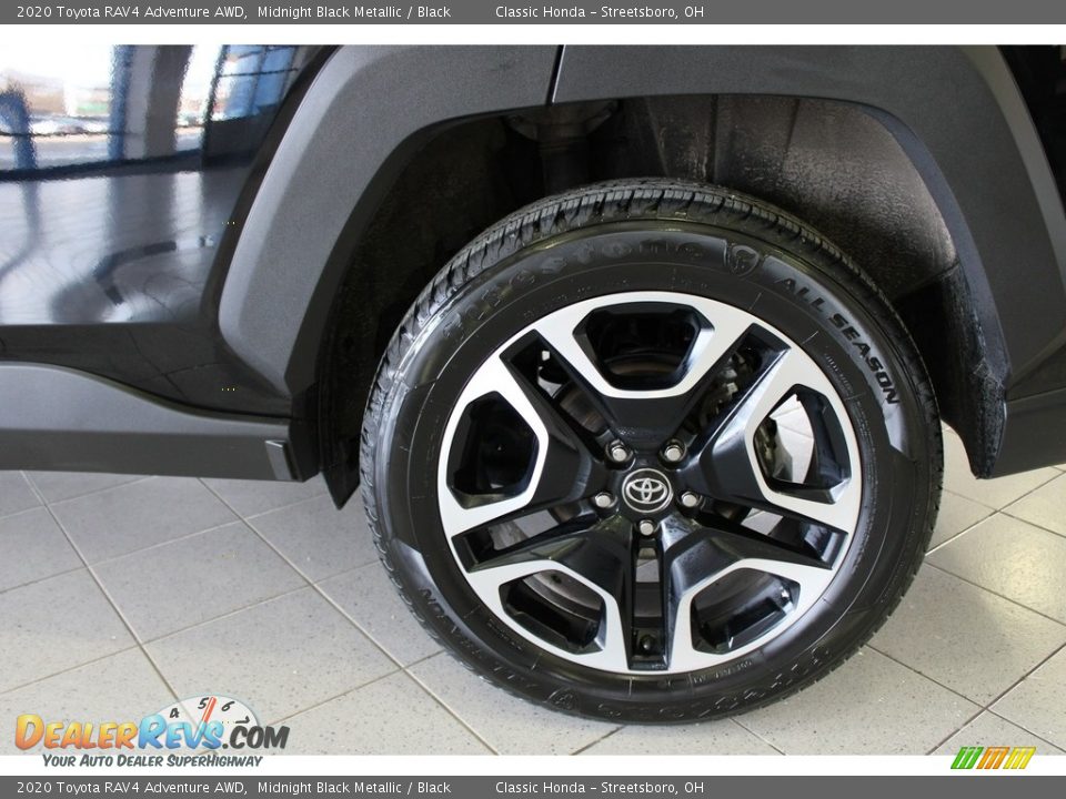 2020 Toyota RAV4 Adventure AWD Midnight Black Metallic / Black Photo #11