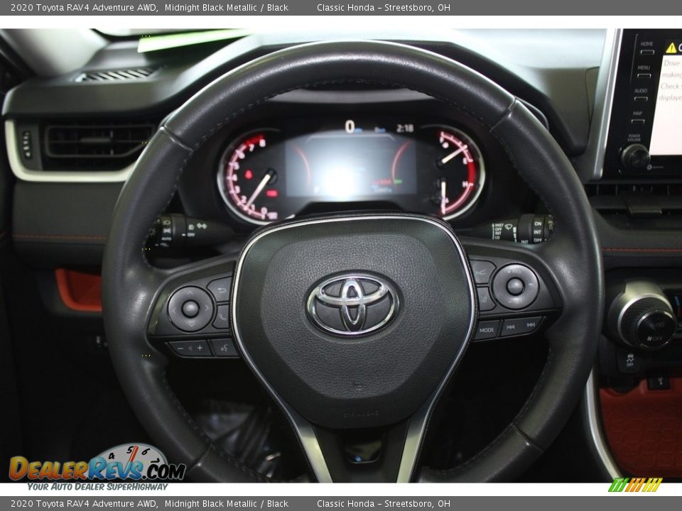 2020 Toyota RAV4 Adventure AWD Midnight Black Metallic / Black Photo #25